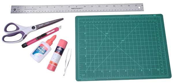Basic tools for paper modeling