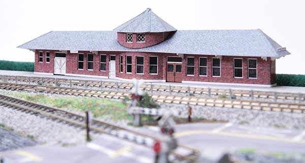 Cover Stock PRE-CUT Paper Kit Passenger Station N Scale Building 