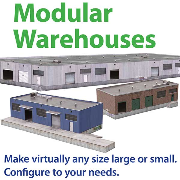 Downloadable Paper Model Kits For Scale Railroad Buildings